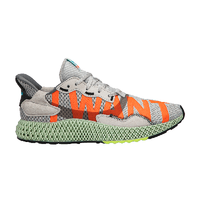 Pre-owned Adidas Originals Zx 4000 4d 'i Want, I Can' In Grey