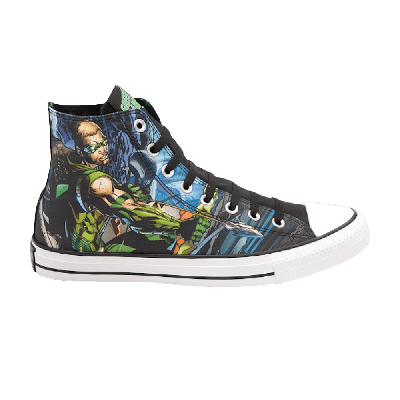 Pre-owned Converse Dc Comics X Chuck Taylor All Star High 'green Arrow'