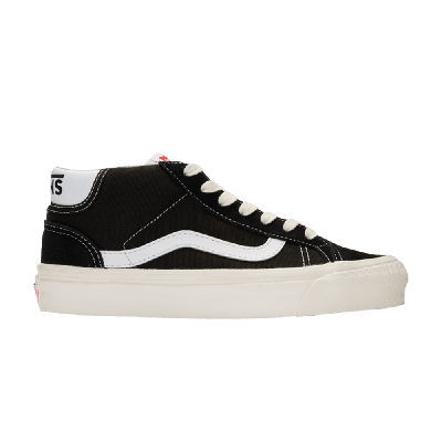 Pre-owned Vans Og Mid Skool 37 Lx 'black'