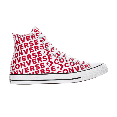 Pre-owned Converse Chuck Taylor All Star High 'wordmark' In White