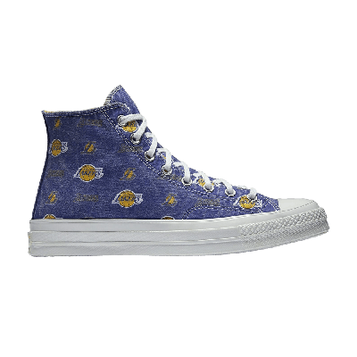 Pre-owned Converse Nba X Chuck Taylor All Star 70 High 'los Angeles Lakers' In Purple