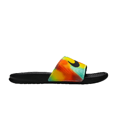 Pre-owned Nike Benassi Jdi 'tie-dye' In Multi-color