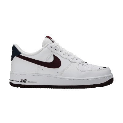 Pre-owned Nike Air Force 1 '07 Lv8 'white Night Maroon' In Red
