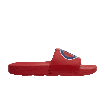 Pre-owned Champion Ipo Slide 'red'