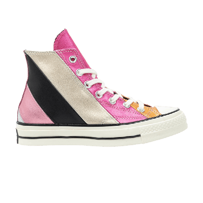 Pre-owned Converse Wmns Chuck 70 Hi 'metallic Rainbow' In Pink
