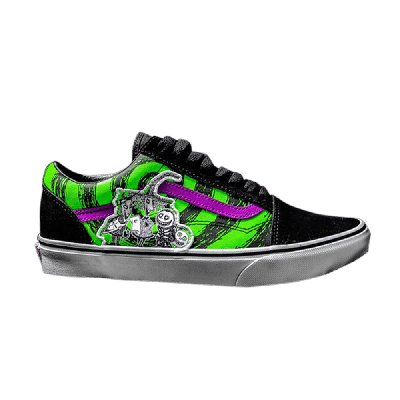 Pre-owned Vans The Nightmare Before Christmas X Old Skool 'lock Shock And Barrel' In Multi-color