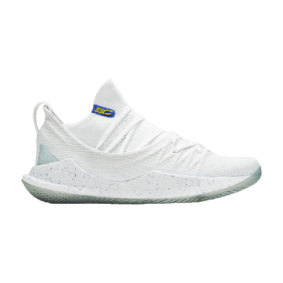 Pre-owned Under Armour Curry 5 Low 'triple White'
