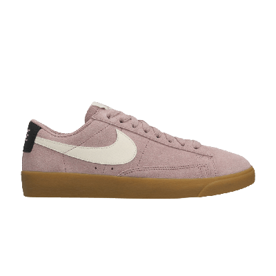 Pre-owned Nike Wmns Blazer Low Sd 'plum Chalk' In Pink