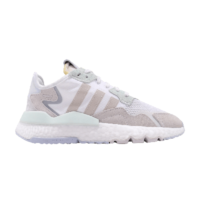 Pre-owned Adidas Originals Wmns Nite Jogger 'aero Blue' In White