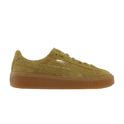 Pre-owned Puma Wmns Suede Platform Sd 'oatmeal' In Brown