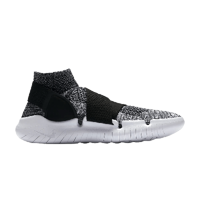 Pre-owned Nike Wmns Free Rn Motion Fk 2018 'black White'