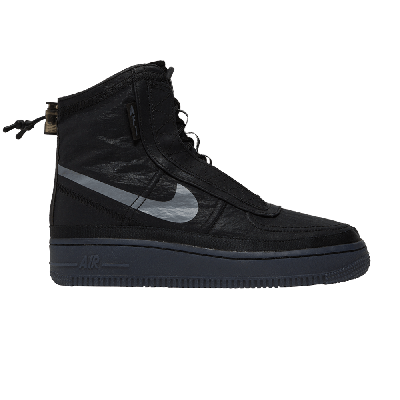 Pre-owned Nike Wmns Air Force 1 High Shell 'black'