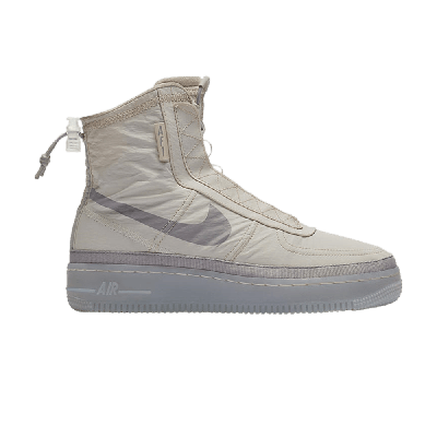 Pre-owned Nike Wmns Air Force 1 High Shell 'sail' In Tan