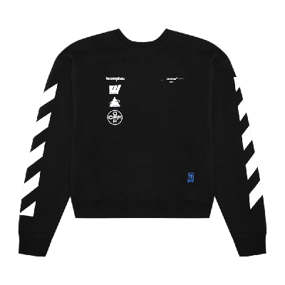 Pre-owned Off-white Diag Mariana De Silva Over Crewneck 'black'