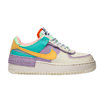 Pre-owned Nike Wmns Air Force 1 Shadow 'pale Ivory' In Tan