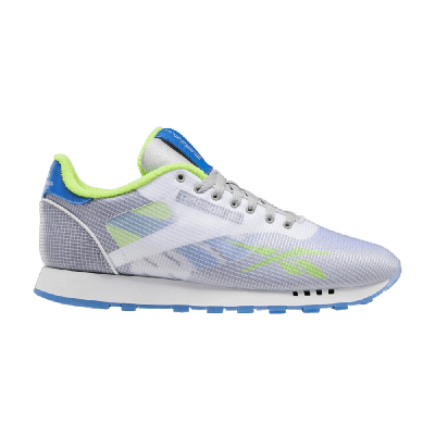Pre-owned Reebok Classic Leather Ati 'lime Cobalt' In White
