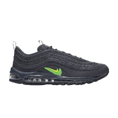 Pre-owned Nike Air Max 97 'double Green Swoosh' In Black
