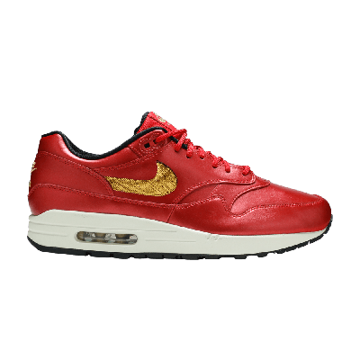 Pre-owned Nike Air Max 1 'gold Sequin' In Red