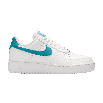 Pre-owned Nike Wmns Air Force 1 '07 Low 'teal Nebula' In White