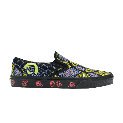 Pre-owned Vans The Nightmare Before Christmas X Classic Slip-on 'oogie Boogie' In Black