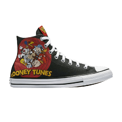 Pre-owned Converse Looney Tunes X Chuck Taylor All Star High 'looney Logo' In Black