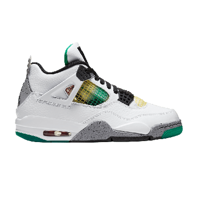 Pre-owned Air Jordan Wmns  4 Retro 'rasta' In White