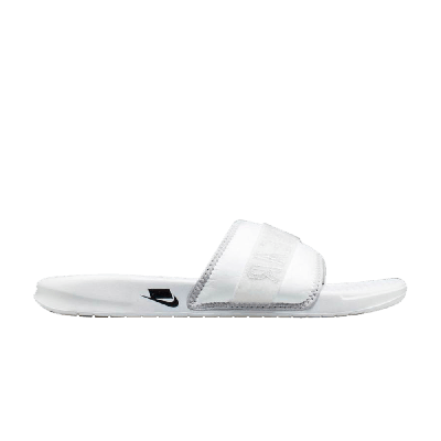 Pre-owned Nike Benassi Jdi Tivek 'white'