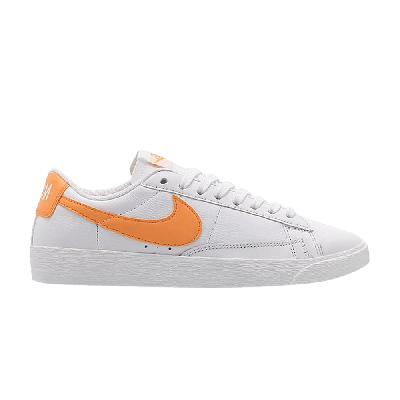 Pre-owned Nike Wmns Blazer Low Le 'white Fuel Orange'