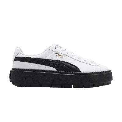 Pre-owned Puma Wmns Platform Trace L 'white'