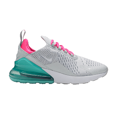 Pre-owned Nike Wmns Air Max 270 'south Beach' In Silver