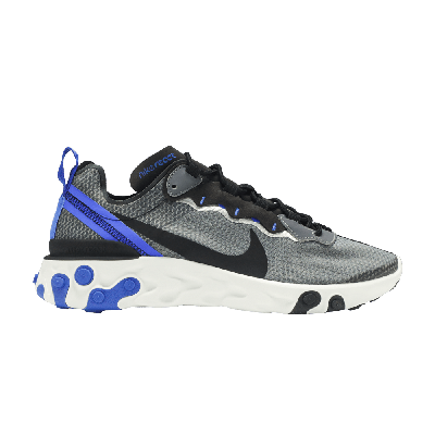 Pre-owned Nike React Element 55 'racer Blue' In Black