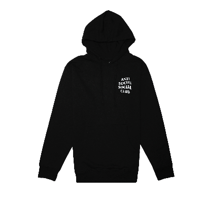 Pre-owned Anti Social Social Club Mind Games Hoodie 'black'