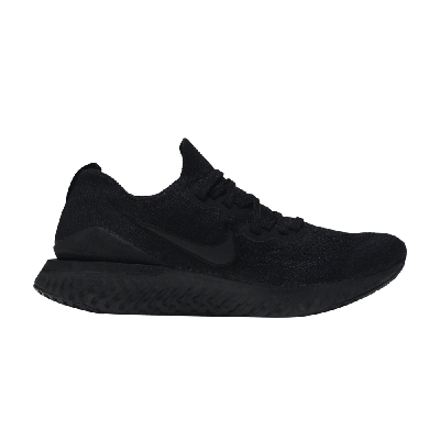Pre-owned Nike Wmns Epic React Flyknit 2 'black'