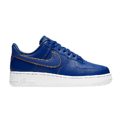 Pre-owned Nike Wmns Air Force 1 Low 'blue Gold Swoosh'