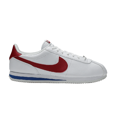 Pre-owned Nike Cortez Basic Leather 'forrest Gump' 2019 In White