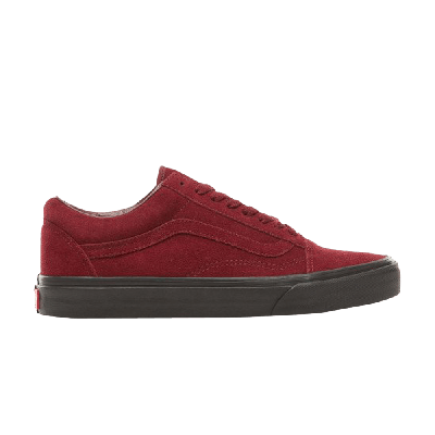 Pre-owned Vans Old Skool 'black Outsole' In Red