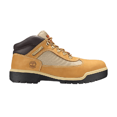 Pre-owned Timberland Field Boot 'wheat' In Brown