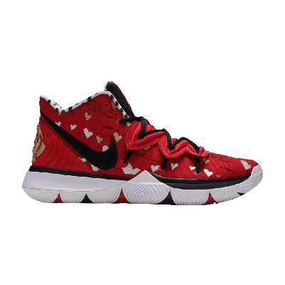 Pre-owned Nike Sneakerroom X Kyrie 5 'i Love You Mom' In Red