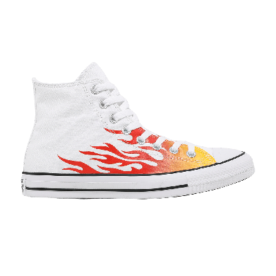 Pre-owned Converse Chuck Taylor All Star High 'archive Print - White Flame'