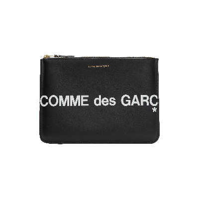 Pre-owned Comme Des Garçons Huge Logo Wallet 'black'
