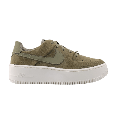 Pre-owned Nike Wmns Air Force 1 Sage Low 'trooper' In Green