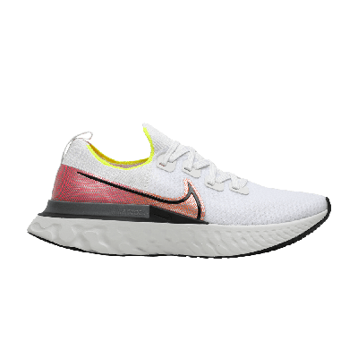 Pre-owned Nike React Infinity Run 'pink Blast' In White