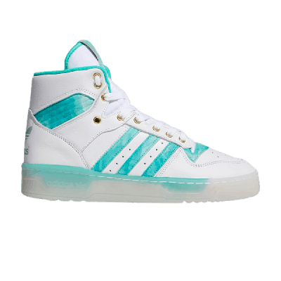 Pre-owned Adidas Originals Rivalry Hi 'hi-res Green' In White