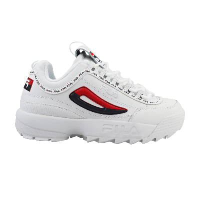 Pre-owned Fila Disruptor 2 Premium Repeat 'white'
