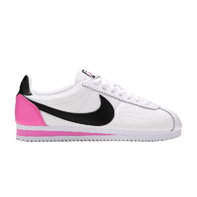 Pre-owned Nike Wmns Classic Cortez Prem 'china Rose' In White