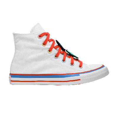 Pre-owned Converse Millie Bobby Brown X Wmns Chuck Taylor All Star Hi 'marina' In White