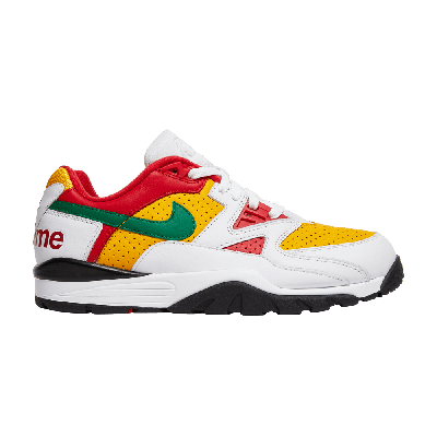 Pre-owned Nike Supreme X Air Cross Trainer 3 Low 'white University Gold'