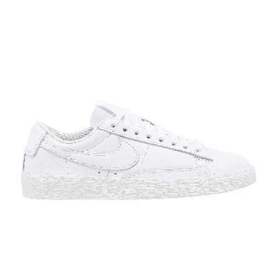 Pre-owned Nike Wmns Blazer Low Le 'triple White'