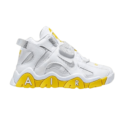 Pre-owned Nike Wmns Air Barrage Mid 'chrome Yellow' In White