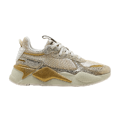 Pre-owned Puma Wmns Rs-x 'winter Glimmer' In Gold